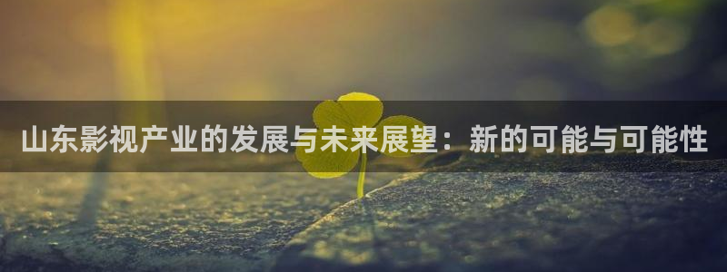 99视频在线精品：山东影视产业的发展与未来展望：新的可能与可能性